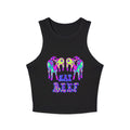 Eat Beef Racer Tank Top