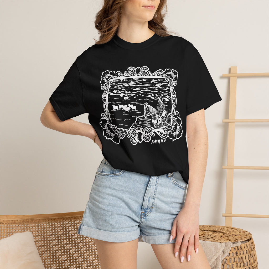 Cattle on 1000 Hills Comfort Colors T-shirt- Wht