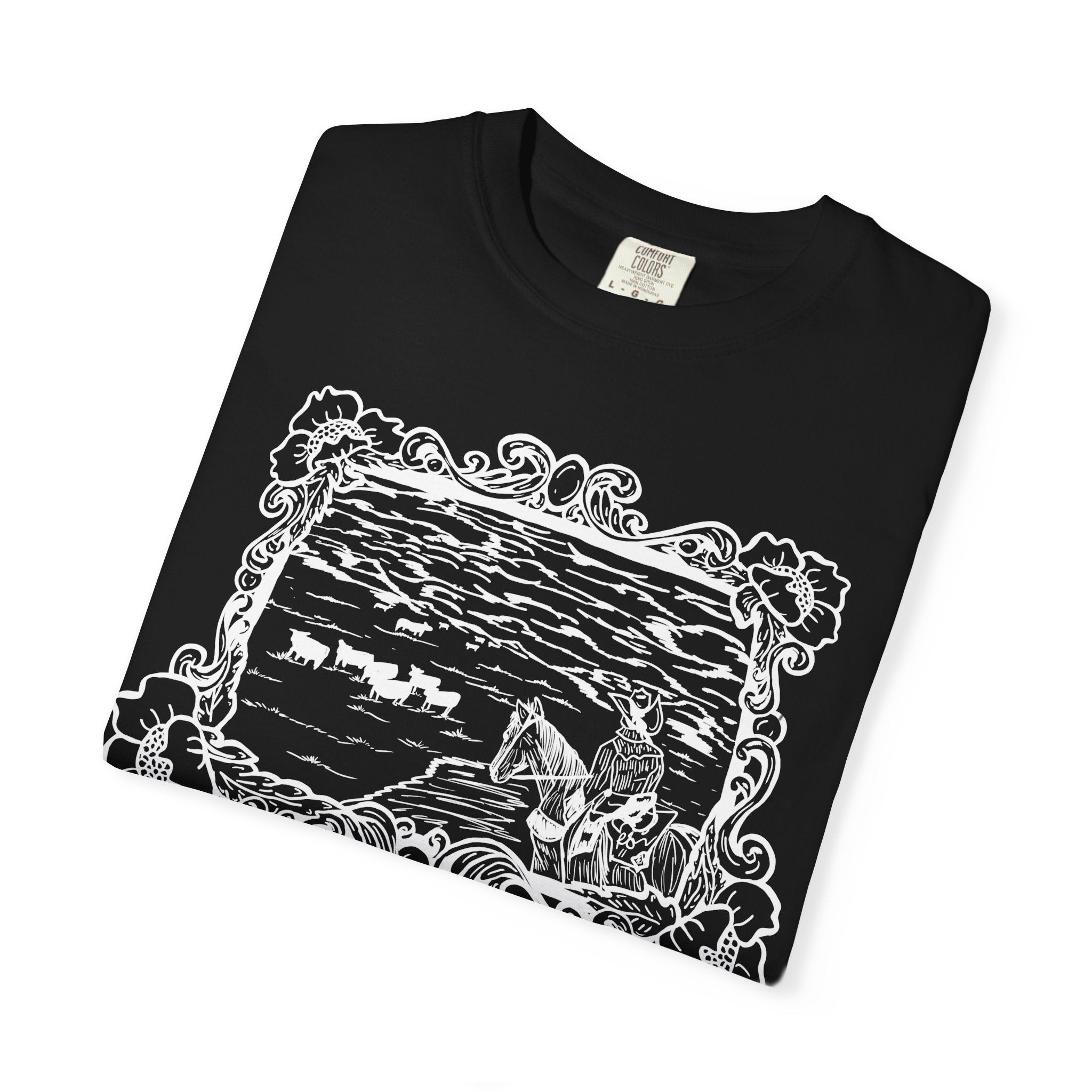 Cattle on 1000 Hills Comfort Colors T-shirt- Wht