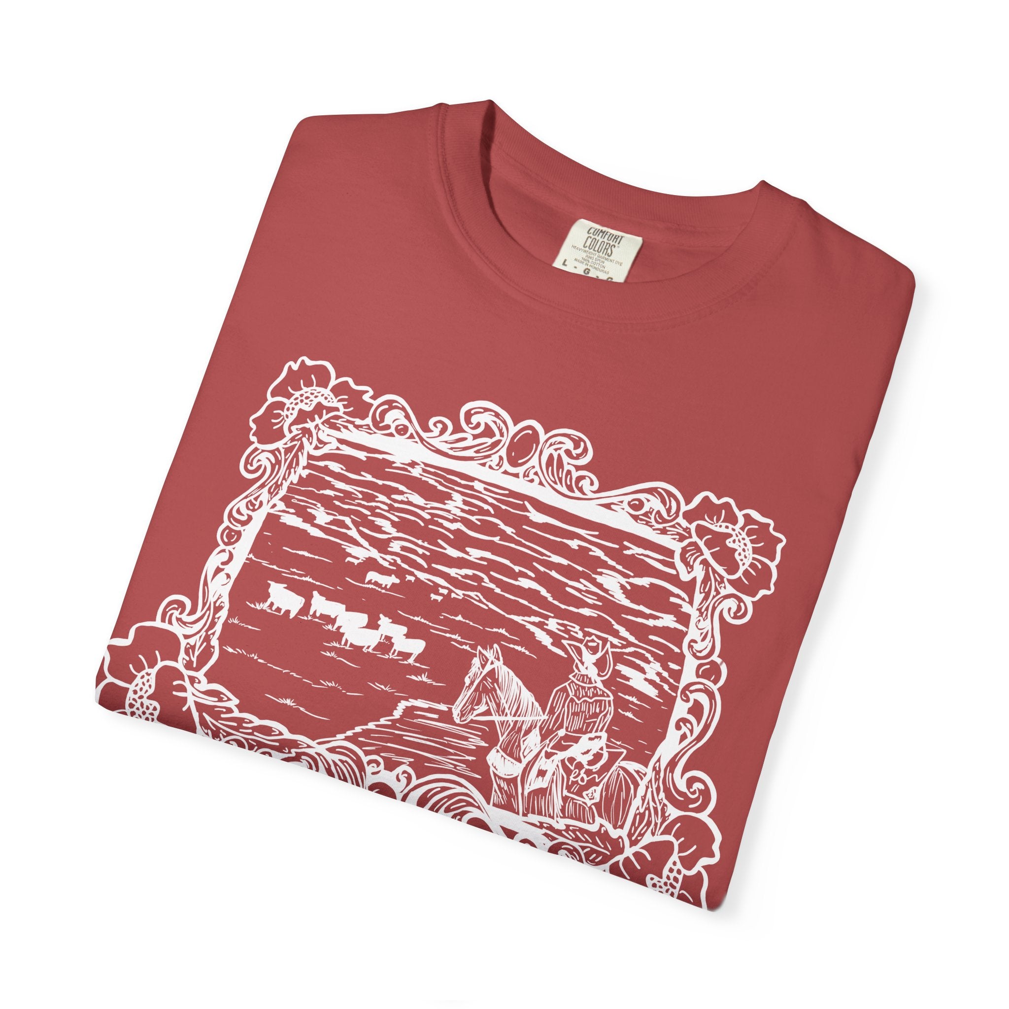 Cattle on 1000 Hills Comfort Colors T-shirt- Wht