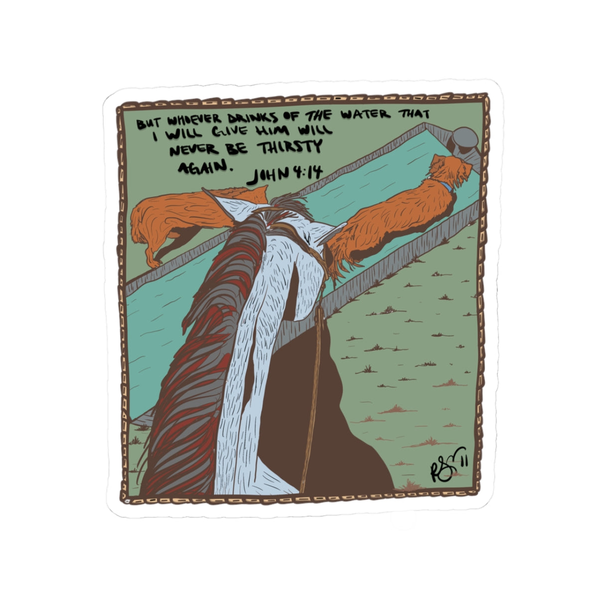 John 4:14 Sticker