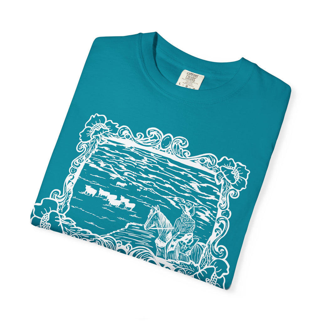 Cattle on 1000 Hills Comfort Colors T-shirt- Wht