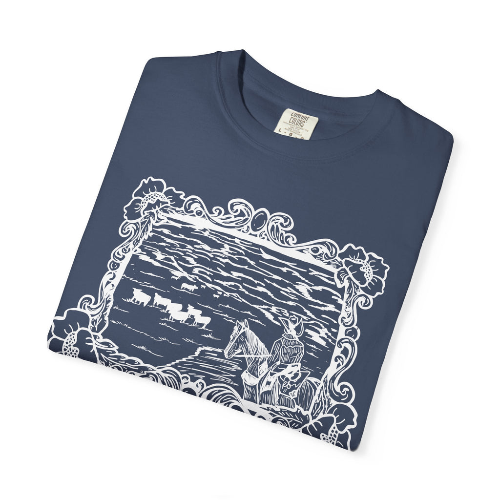 Cattle on 1000 Hills Comfort Colors T-shirt- Wht