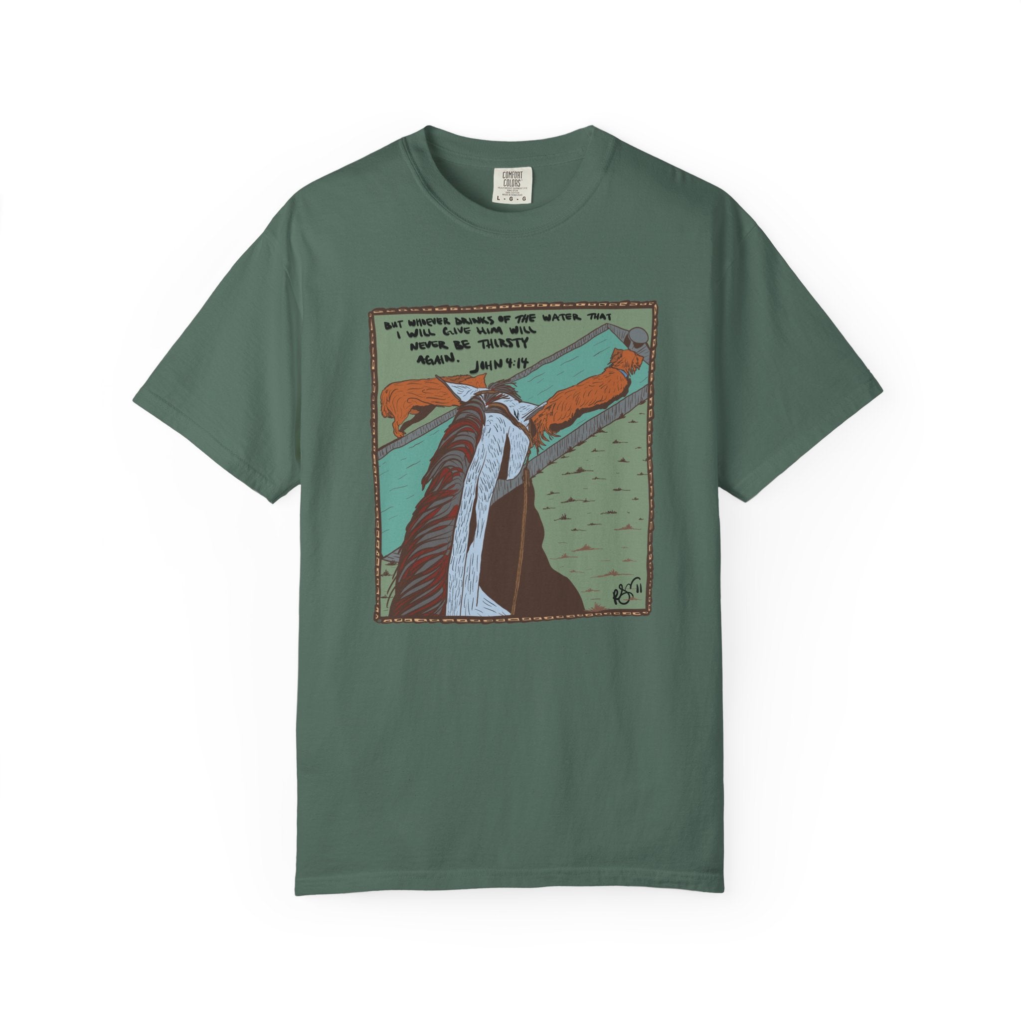 John 4:14 Comfort Colors T-shirt