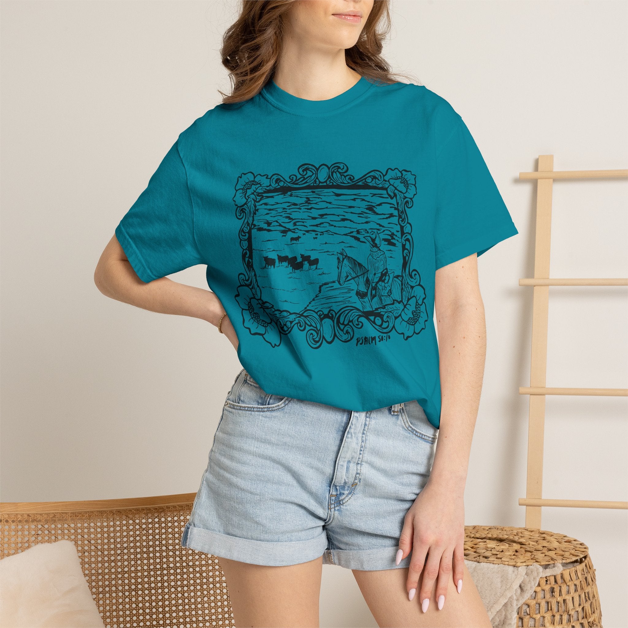Cattle on 1000 Hills Comfort ColorsT-shirt